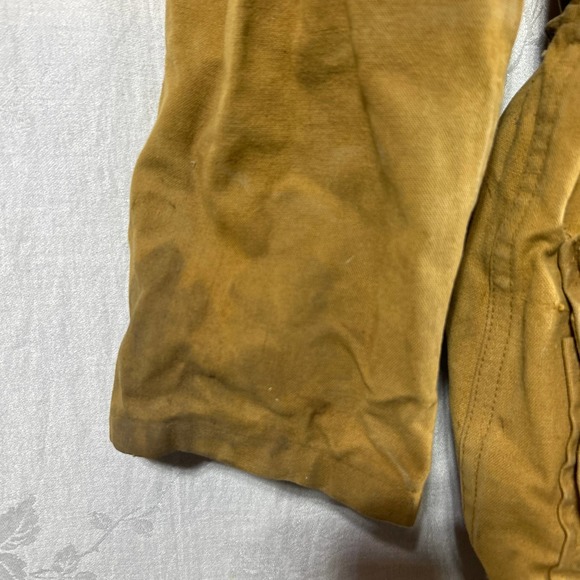 Brush Master Duck Hunting Coat Tan Custom Made Water Repelllent Corduroy Collar - Picture 3 of 14